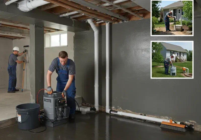 Basement Waterproofing and Flood Prevention process in Lookout Mountain, TN